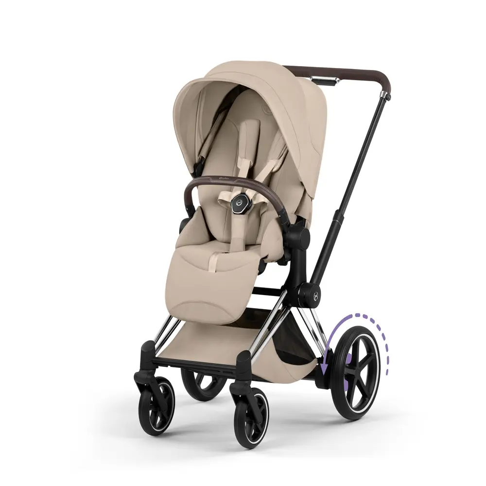 Cybex  -priam Klapvogn Style Cozy Beige Chrome Brown