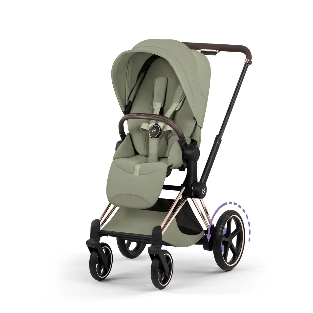 Cybex  -priam Klapvogn Style Sage Green Rosegold