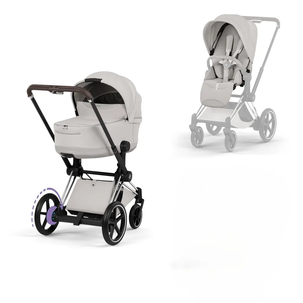 Cybex  -priam Kombivogn Style City Grey Chrome Brown