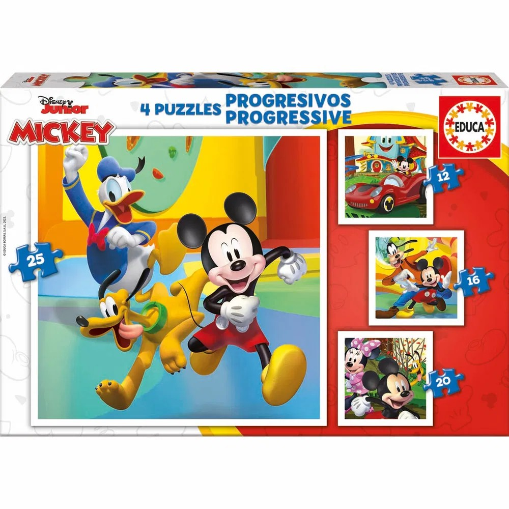 Educa Puslespil Mickey   Friends
