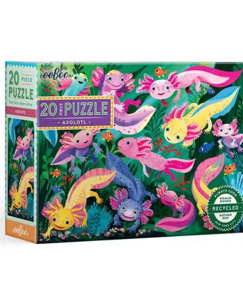 Eeboo Puslespil 20 Brikker Axolotl