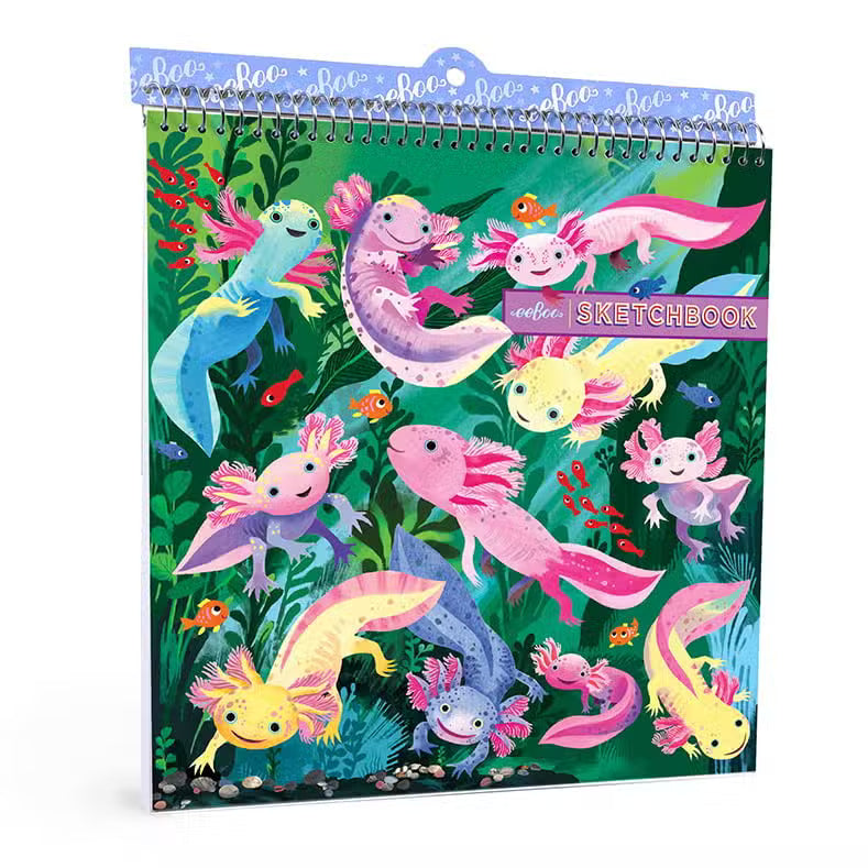 Eeboo Skitseblok Axolotl 60 Sider