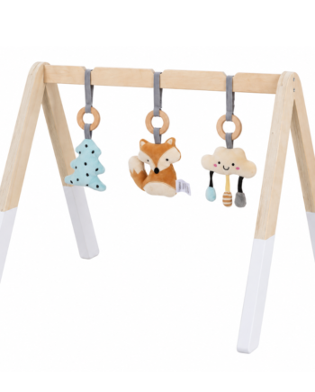 Elineli Babygym   Træ Inkl    Bløde Ophæng