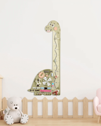 Foxy Family Langhals Aktivitetstavle Med Højdemåler 135 Cm