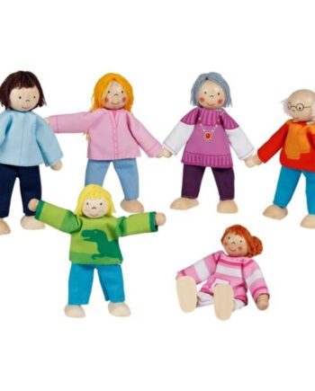 Goki Dukkehus Dukker Familie På
