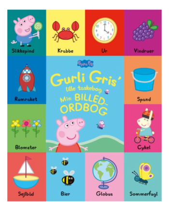 Gurli Gris Lille Taskebog Min Billedordbog  Bog Med Håndtag