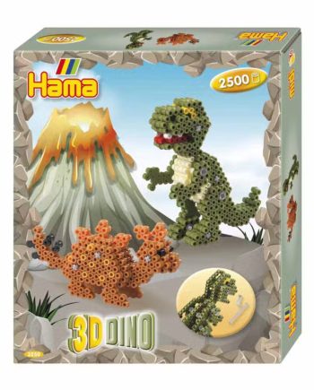 Hama Perleæske Midi Dino 3d 2500 Perler