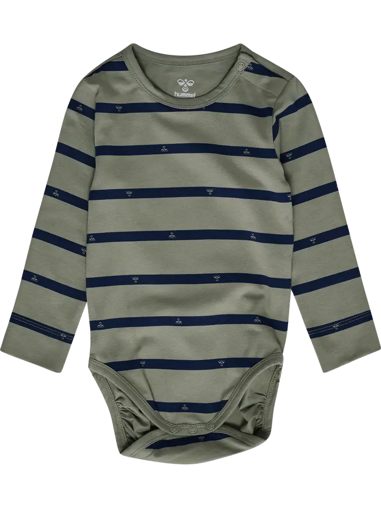 Hummel Stripy Bee Langærmet Body Shadow 74