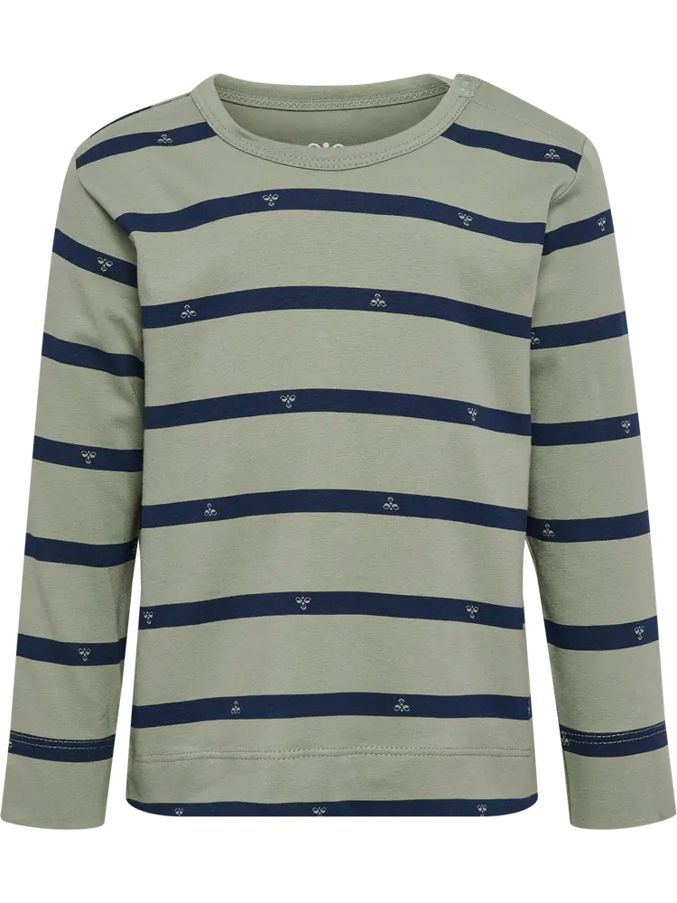 Hummel Stripy Bee Langærmet  -shirt Shadow 98