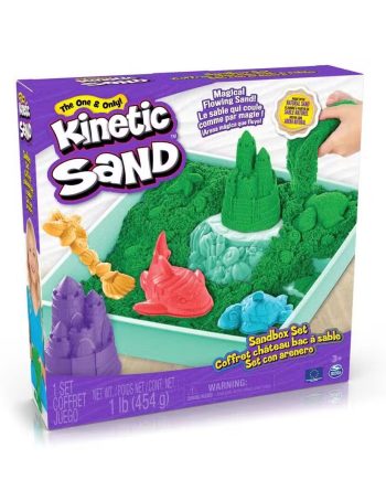 Kinetic Sand Sandsæt Grøn Med Bakke