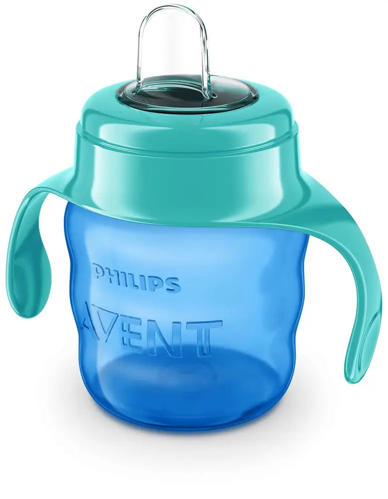 Kop Med Blød Drikketud  200 Ml  Blå