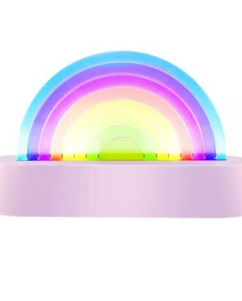 Lalarma Lampe Dansende Regnbue Lilla