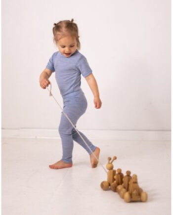 Leggings   100  Merino Uld Til Baby Og Børn 56 Light Blue Melange