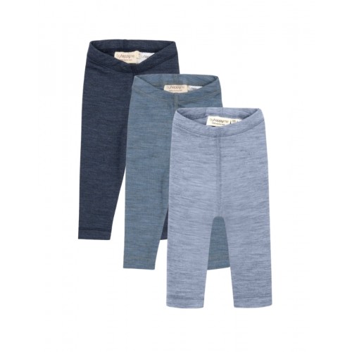 Leggings   100  Merino Uld Til Baby Og Børn   -pak 56 Deep Ocean
