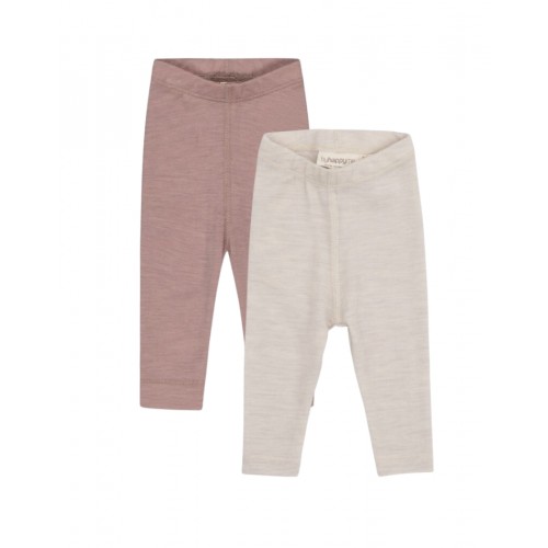 Leggings   100  Merino Uld Til Baby Og Børn   -pak 56 Nature Lavender Melange