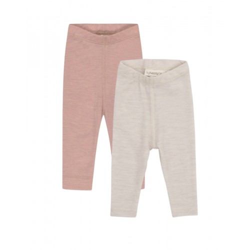 Leggings   100  Merino Uld Til Baby Og Børn   -pak 56 Nature Soft Rose Melange