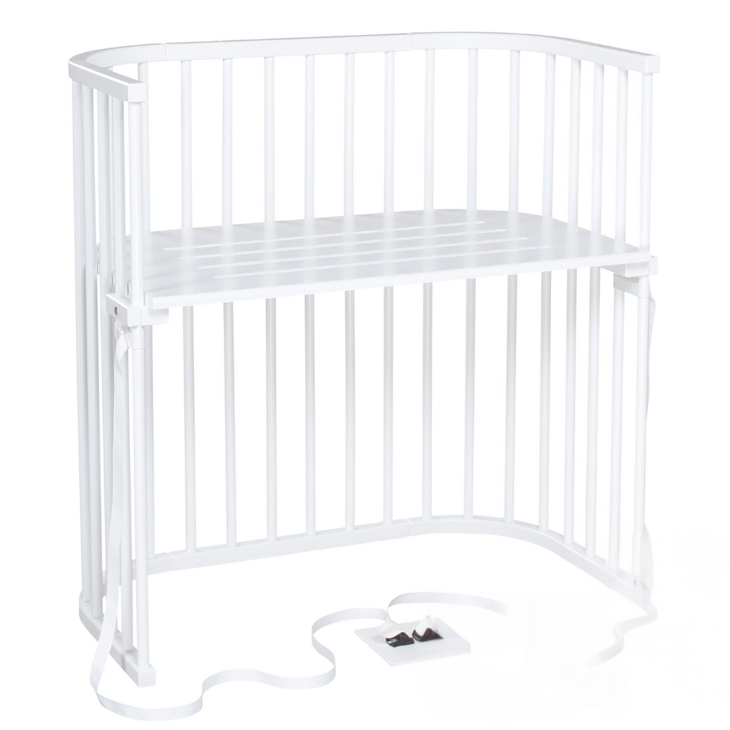 Bedside Crib Boxspring  Hvid Babybay
