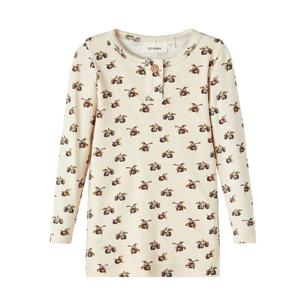 Lil Atelier Bluse Gaya Slim Top Fog 92 Cm