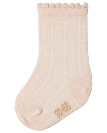 Lil Atelier Dalfi Knee Socks Peach Whip 50 56