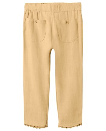 Lil Atelier Damla Loose Pants Taos Taupe 92 Cm