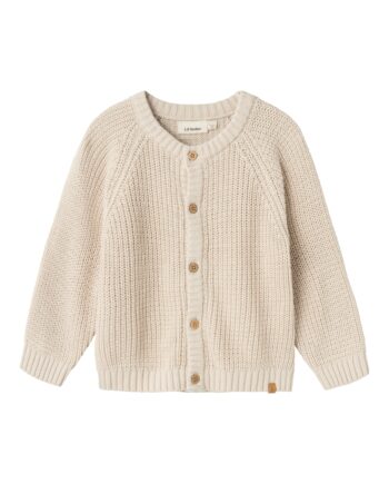 Lil Atelier Emlen Lin Knit Cardigan Sheer Bliss 92 Cm