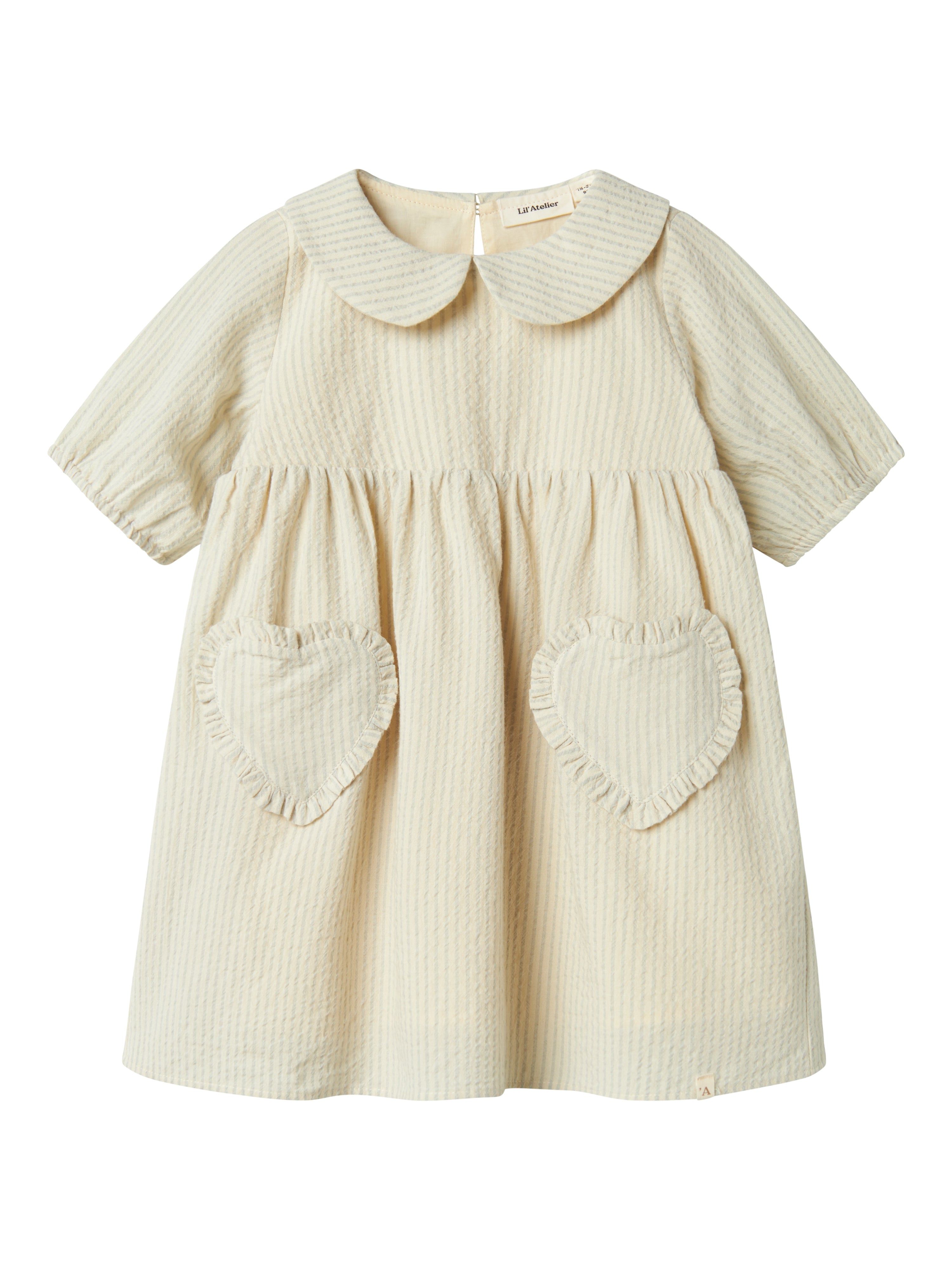 Lil Atelier Folly Loose Dress Vapor Blue 92 Cm