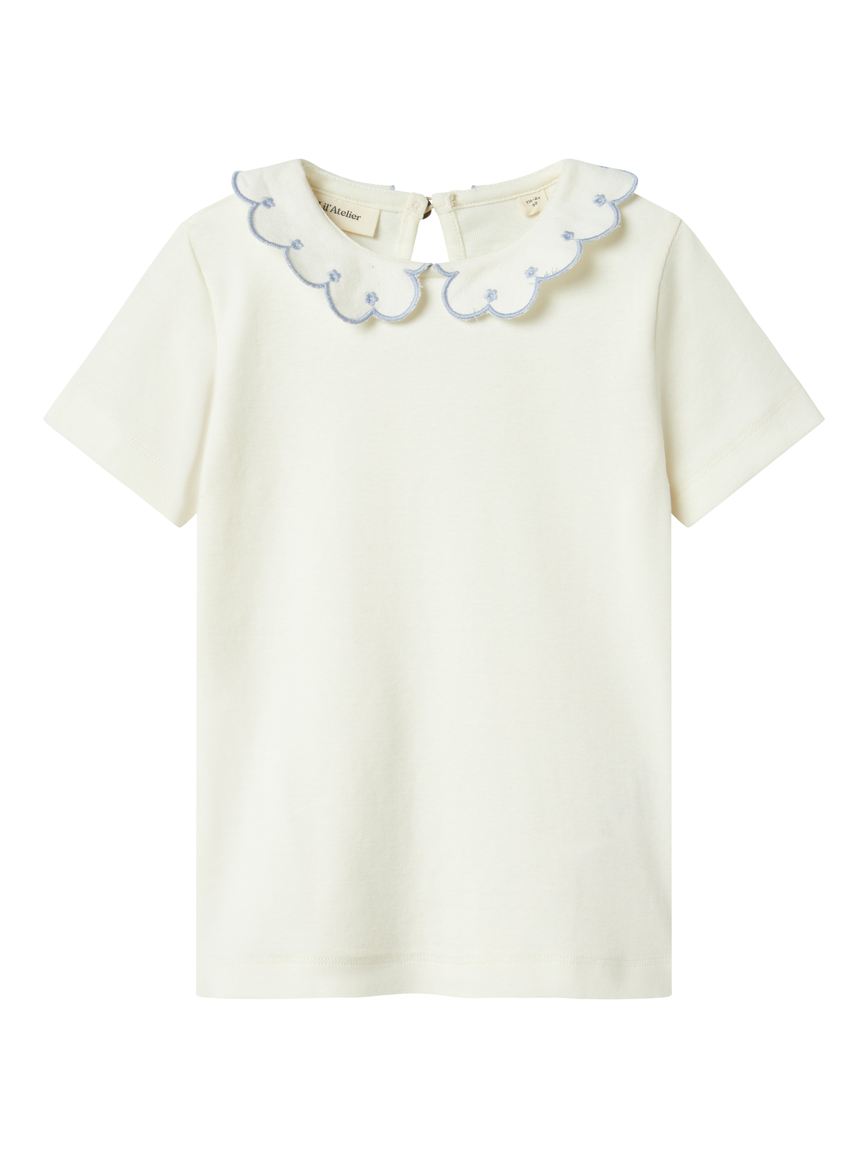 Lil Atelier Fundo Slim Top Coconut Milk Zen Blue 92 Cm