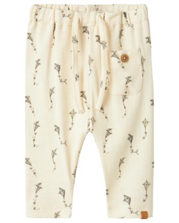 Lil Atelier Gavo Elo Loose Pants Noos Turtledove Kites 56 Cm
