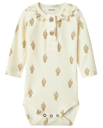 Lil Atelier Gavo Emo Body Turtledove Ice Cream 56 Cm