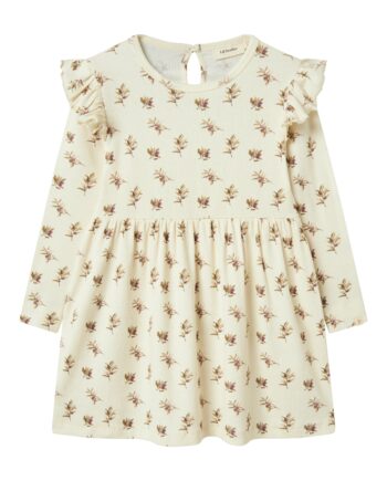 Lil Atelier Gavo Eno Dress Turtledove Olive 92 Cm