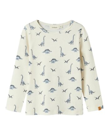 Lil Atelier Geo Avu Slim Top Turtledove 92 Cm