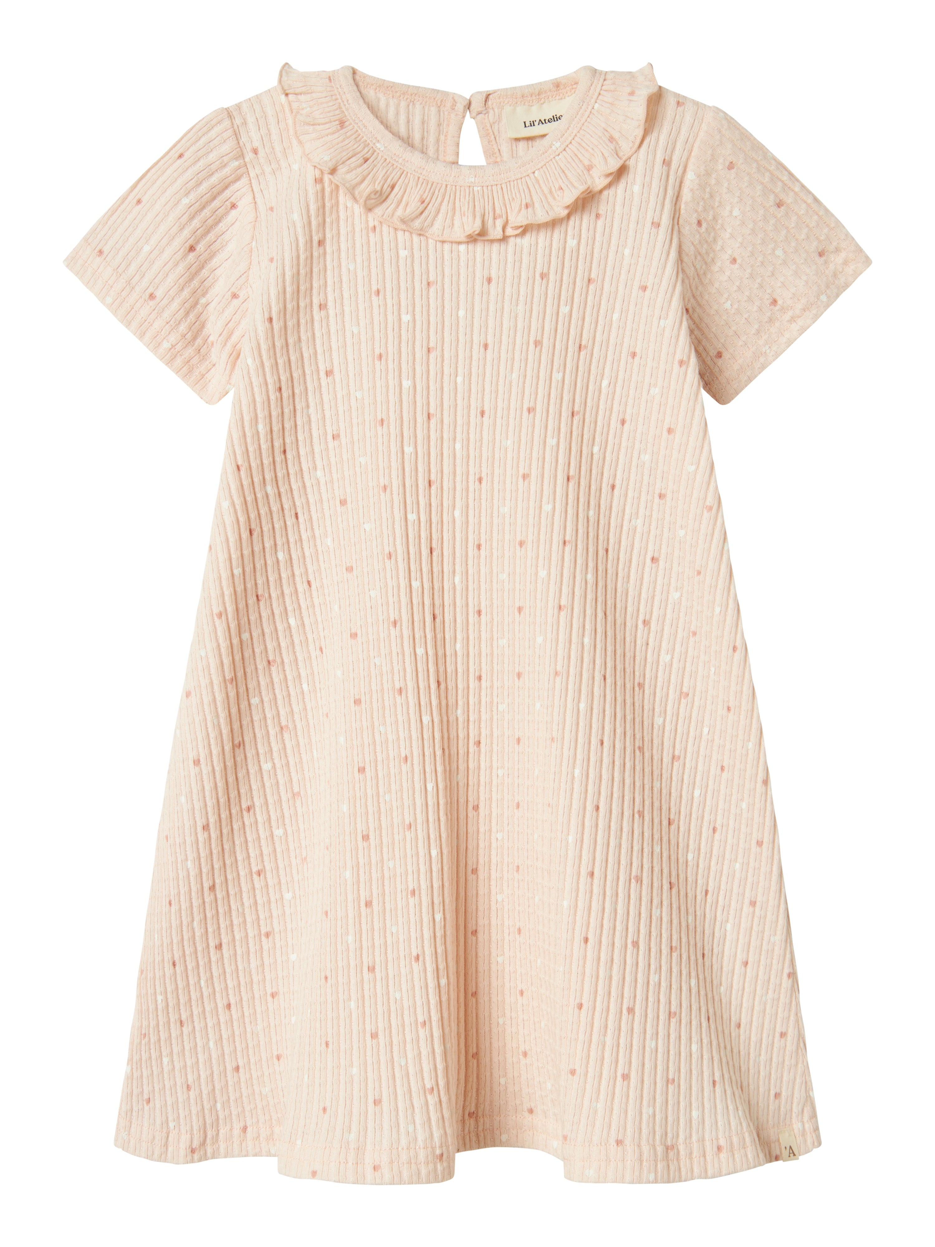 Lil Atelier Hulla Hua Ss Dress Peach Whip 92 Cm