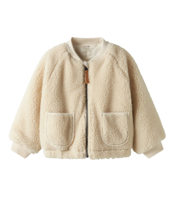 Lil Atelier Lajo Bomber Jacket Turtledove Swan 92 Cm