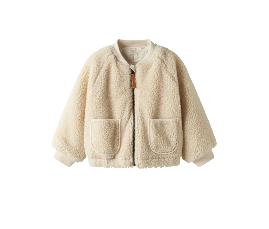 Lil Atelier Lajo Bomber Jacket Turtledove Swan 92 Cm