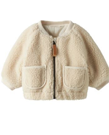 Lil Atelier Lajo Bomber Jakke Turtledove Swan 56 Cm