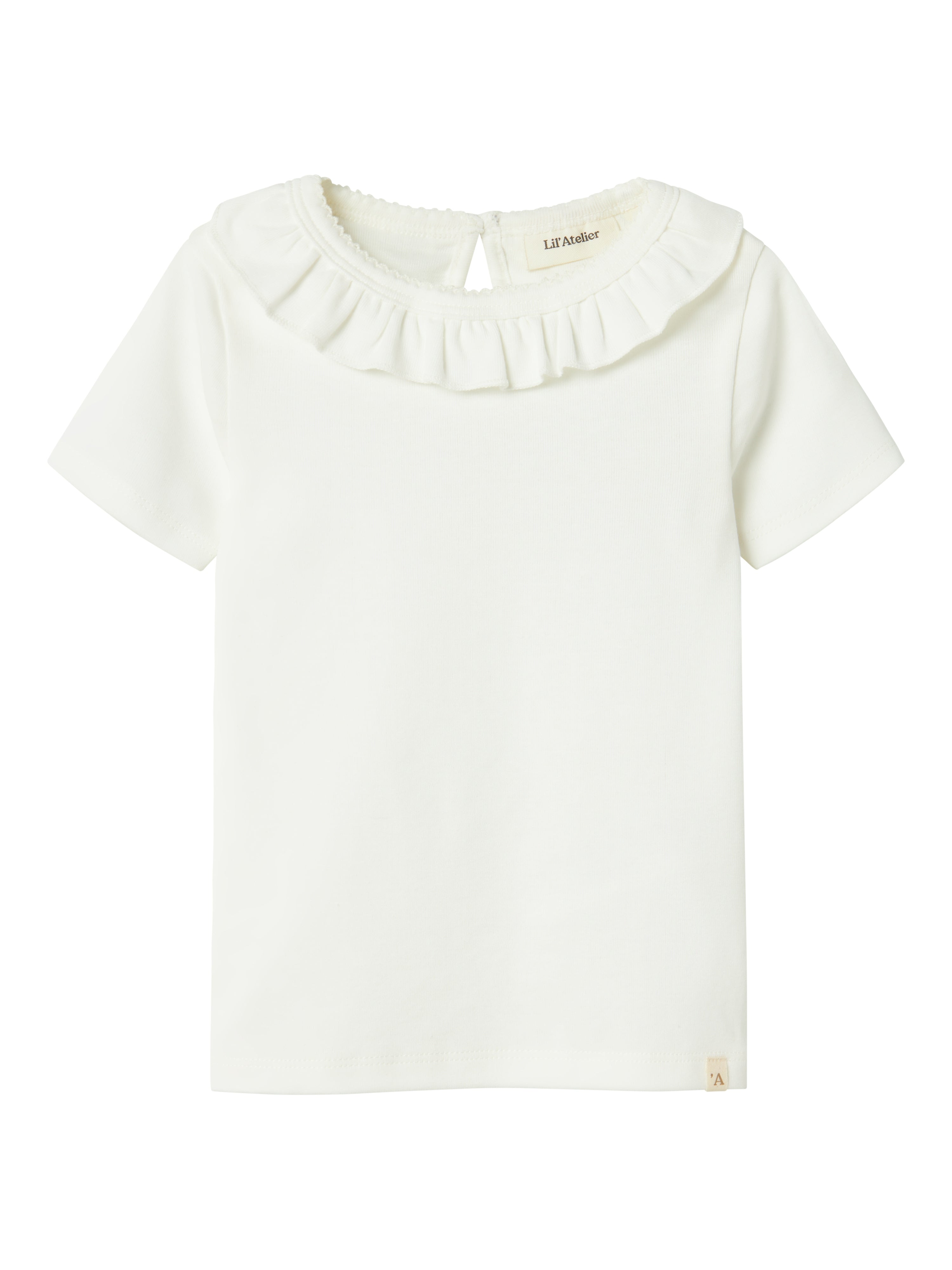 Lil Atelier Lalo Tan Slim Top Coconut Milk 92 Cm