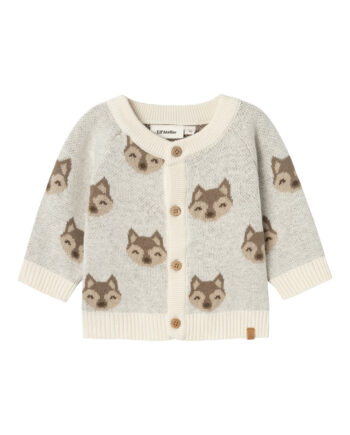Lil Atelier Lamoe Knit Cardigan Birch 56 Cm
