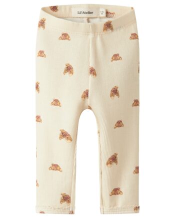 Lil Atelier Lavo Eki Leggings Turtledove Croissant 56 Cm