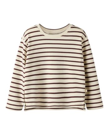 Lil Atelier Limia Loose Top Turtledove Catawba Grape 92 Cm