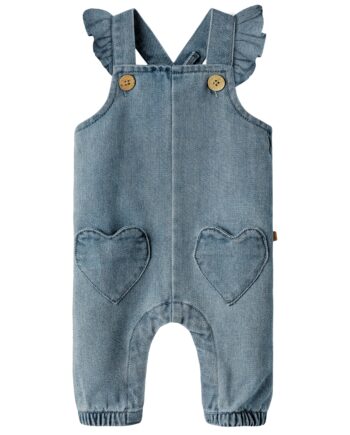 Lil Atelier Lulia Loose Overall Medium Blue Denim 56 Cm