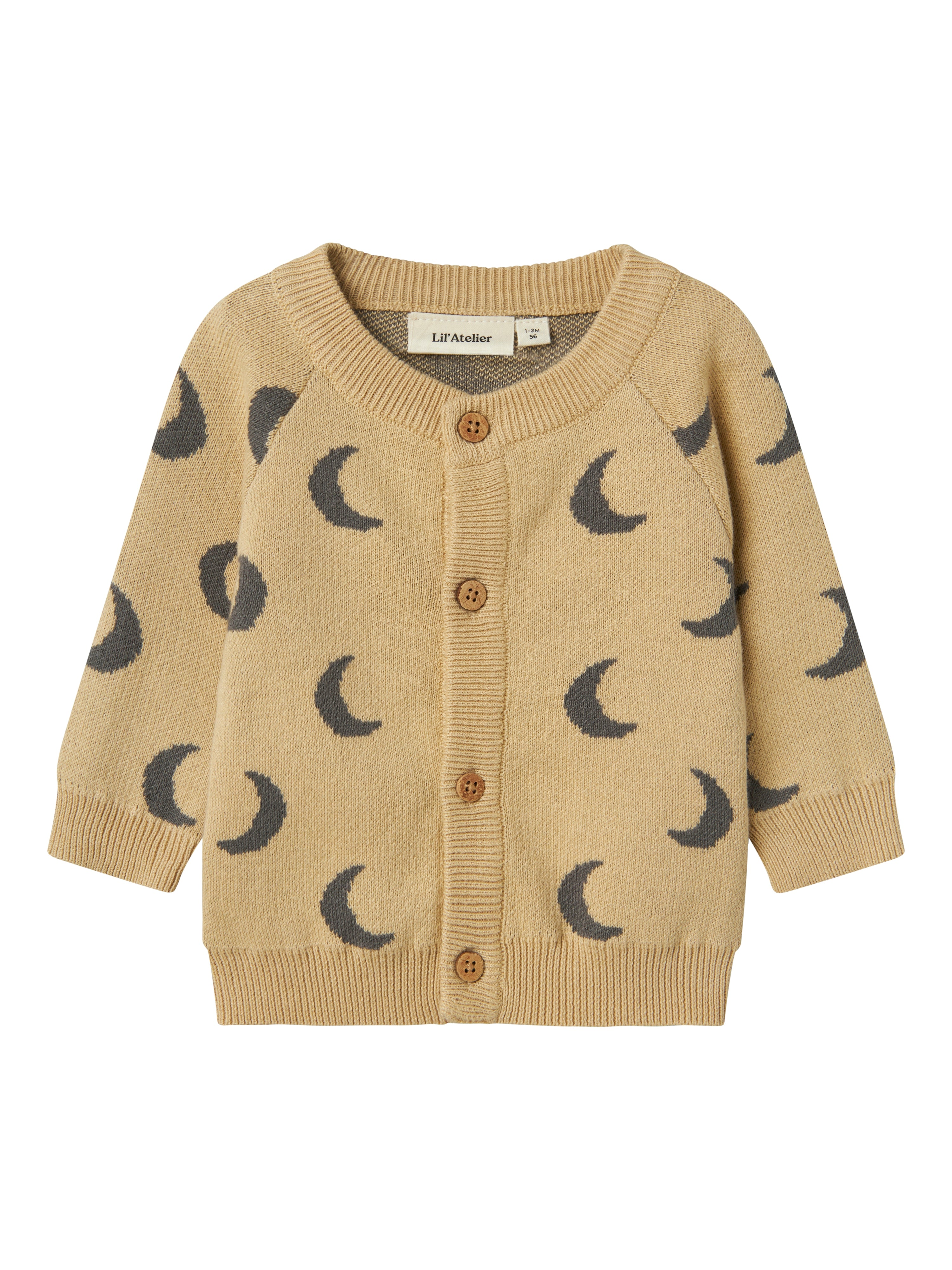 Lil Atelier Lulio Knit Cardigan Mojave Desert 56 Cm