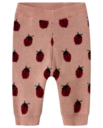 Lil Atelier Lulio Knit Pants Misty Rose 56 Cm