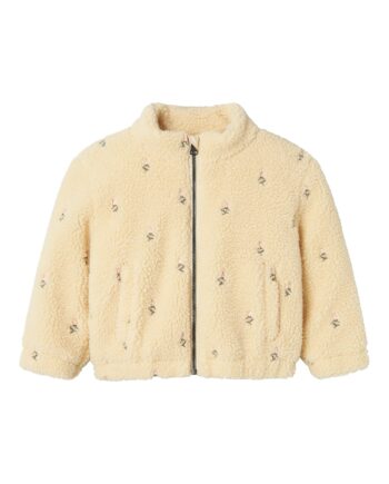 Lil Atelier Nalo Loose Jacket Bleached Sand 92 Cm