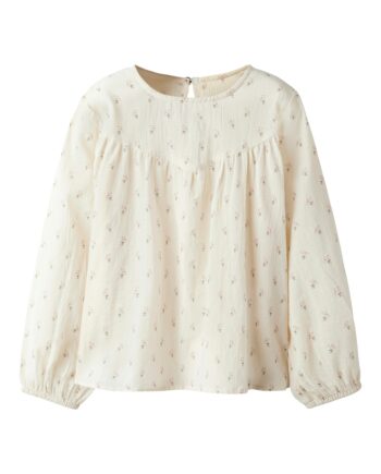 Lil Atelier Noanna Loose Shirt Turtledove Flowers 92 Cm