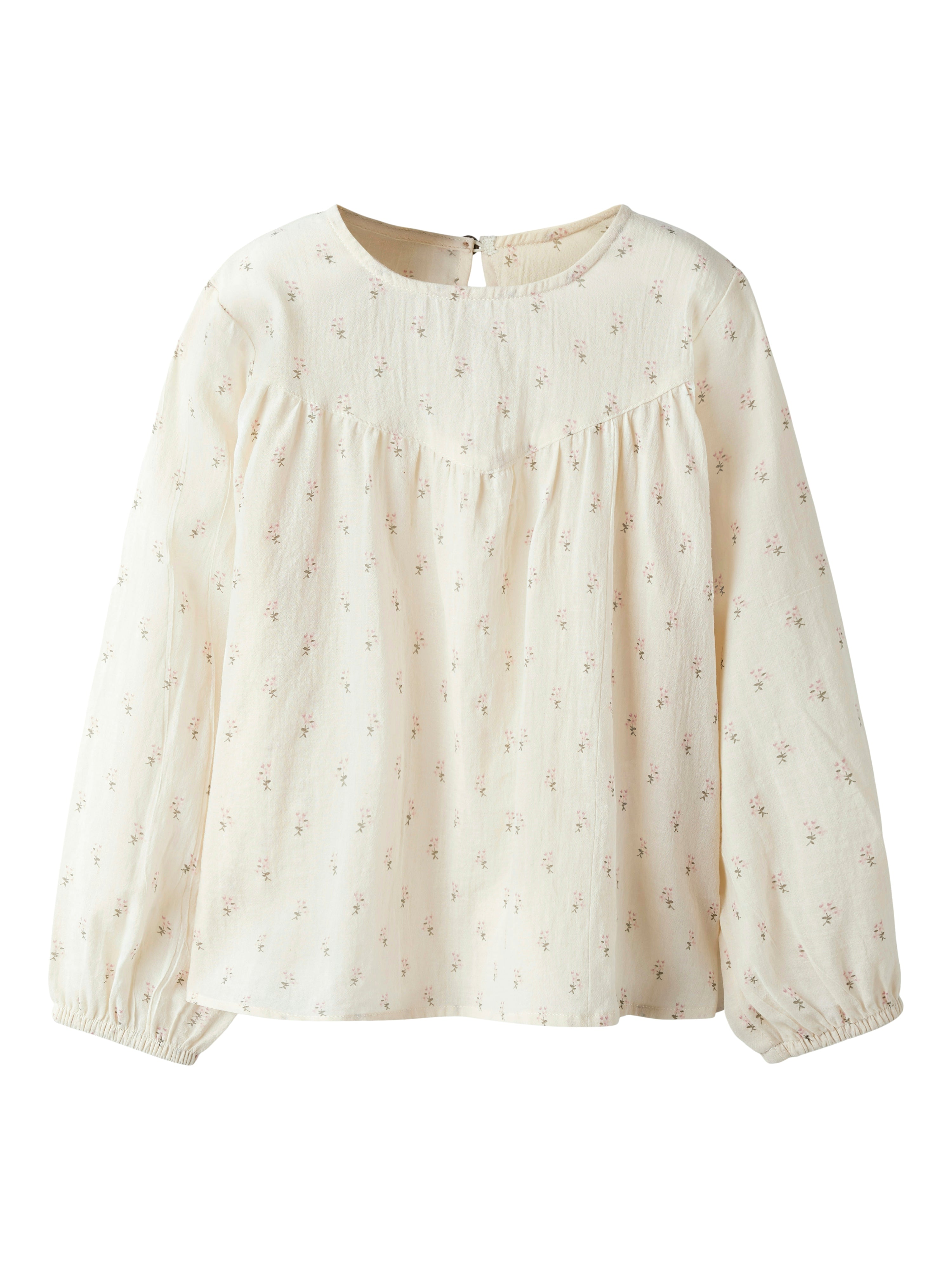 Lil Atelier Noanna Loose Shirt Turtledove Flowers 92 Cm