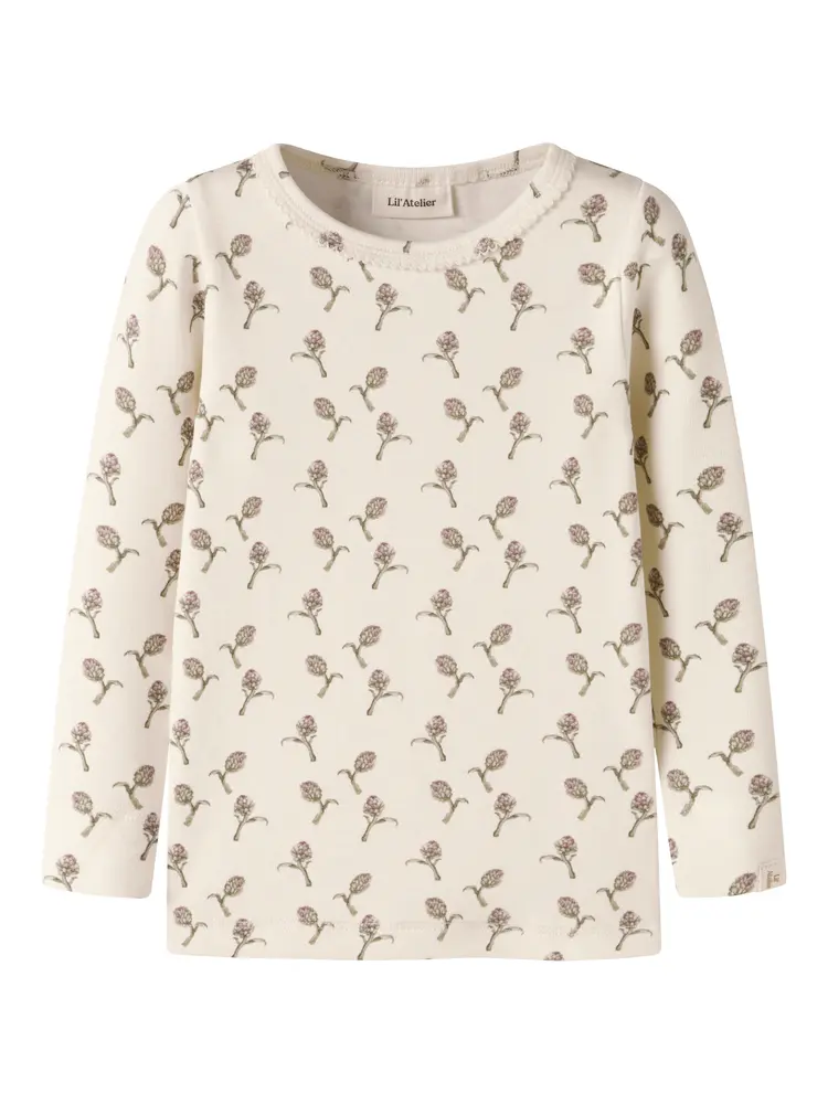 Lil  Atelier Noel Langærmet Slim Body Turtledove 56