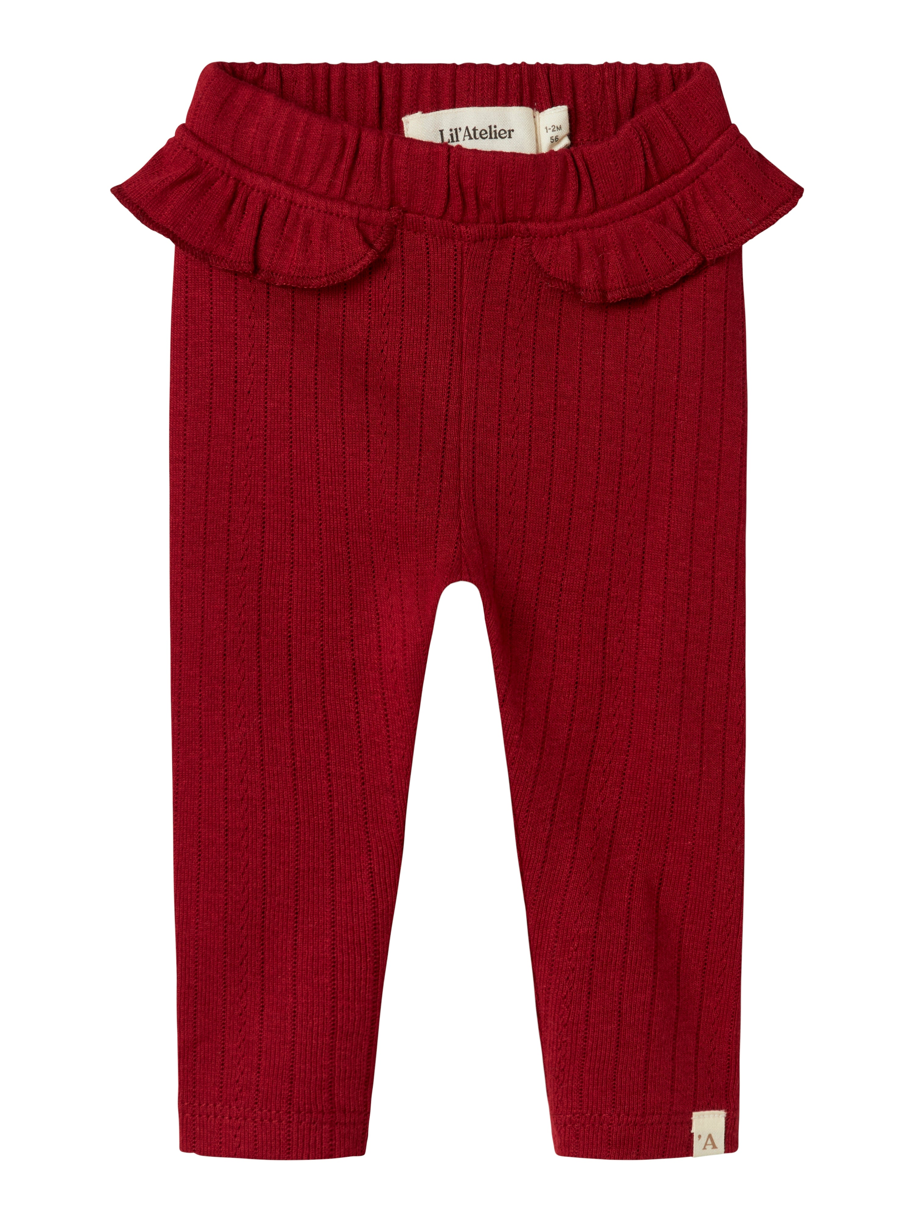 Lil Atelier Rachel Nam Slim Leggings Red Dahlia 56 Cm