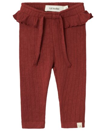 Lil Atelier Rachel Nin Slim Leggings Spiced Apple 56 Cm
