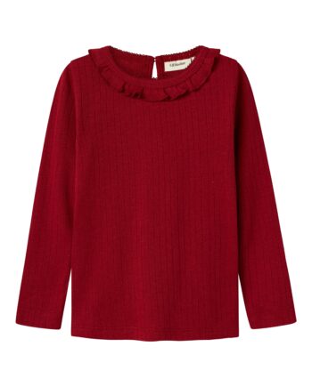 Lil Atelier Rachel Nis Slim Shirt Red Dahlia 92 Cm