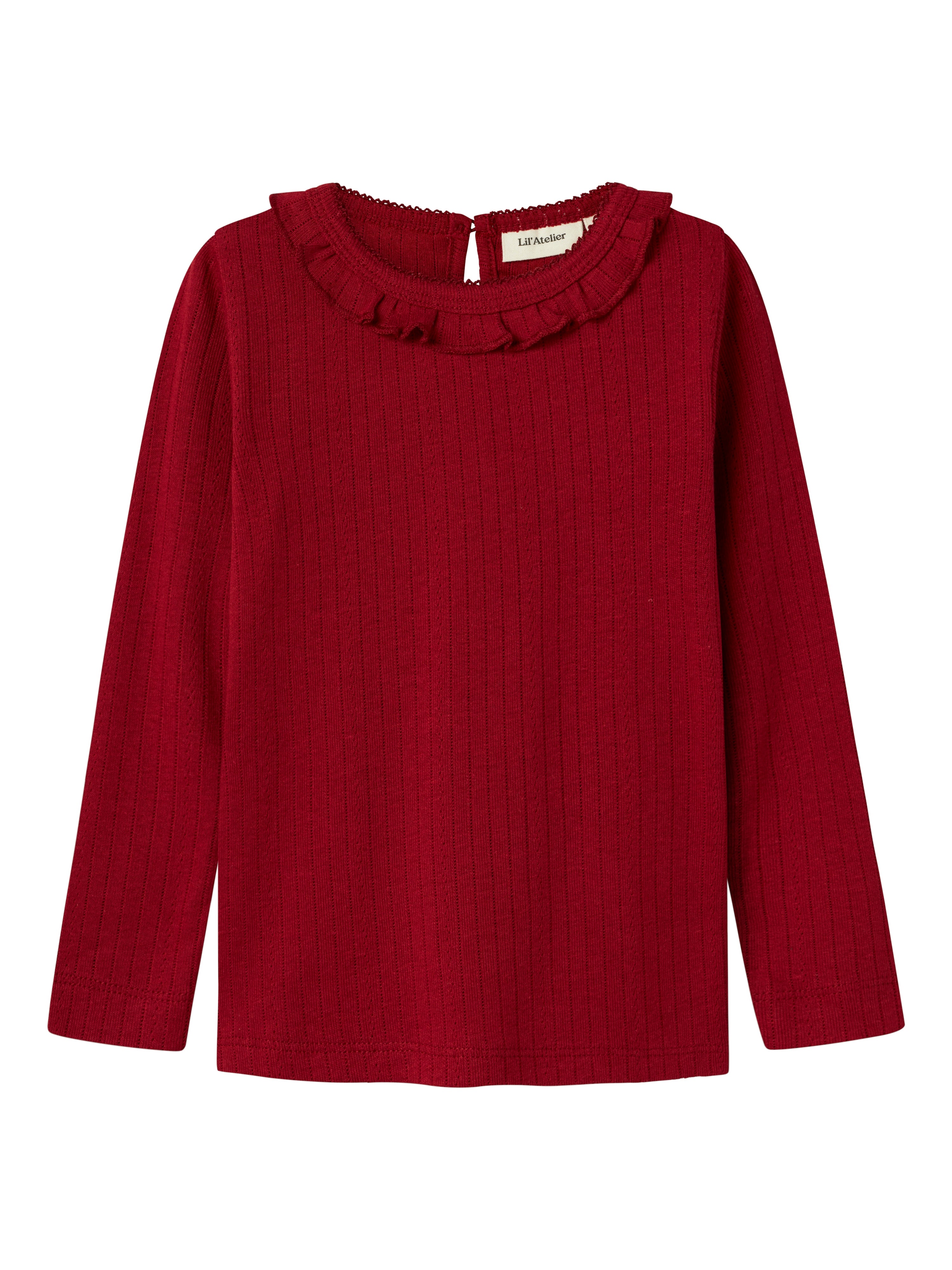 Lil Atelier Rachel Nis Slim Shirt Red Dahlia 92 Cm
